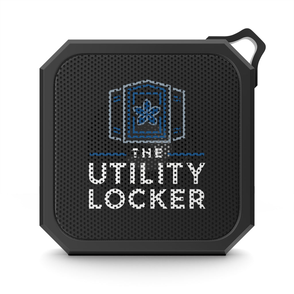Outdoor Bluetooth Speaker — The Utility Locker Logo Portable Waterproof Speaker