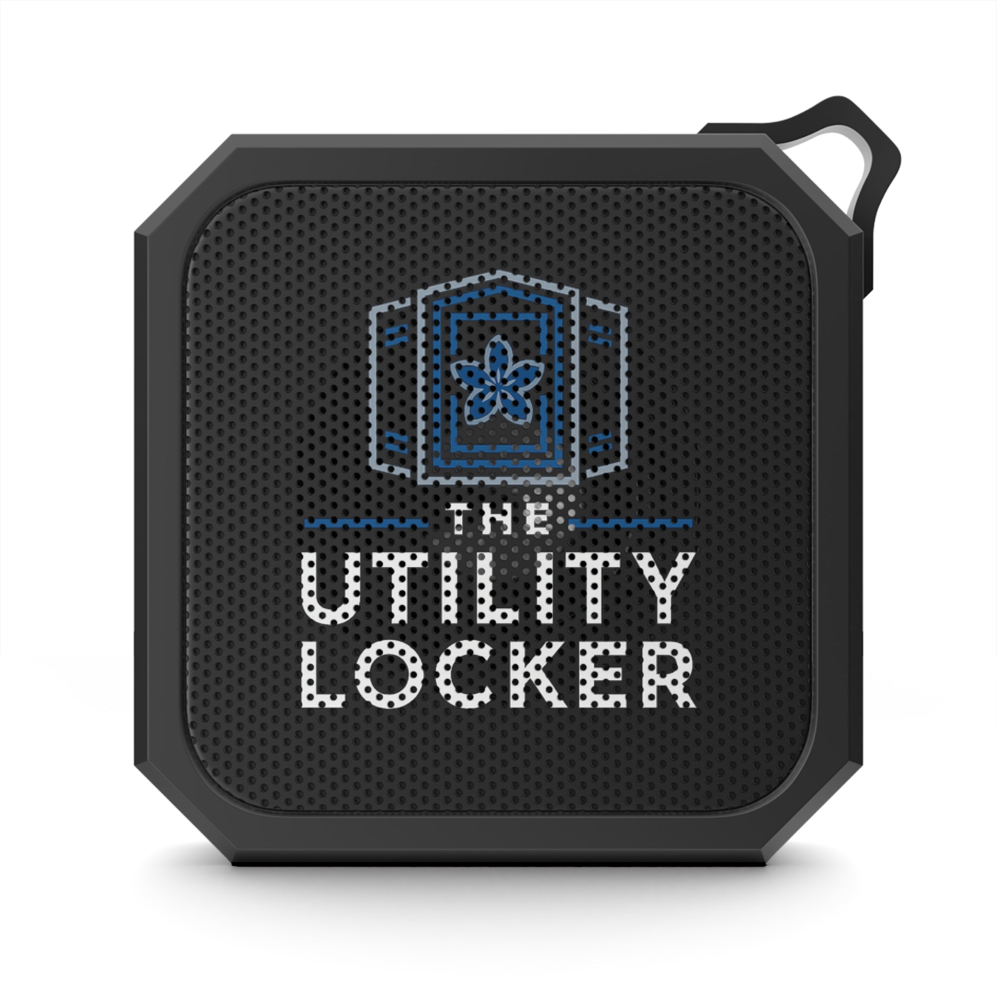 Outdoor Bluetooth Speaker — The Utility Locker Logo Portable Waterproof Speaker