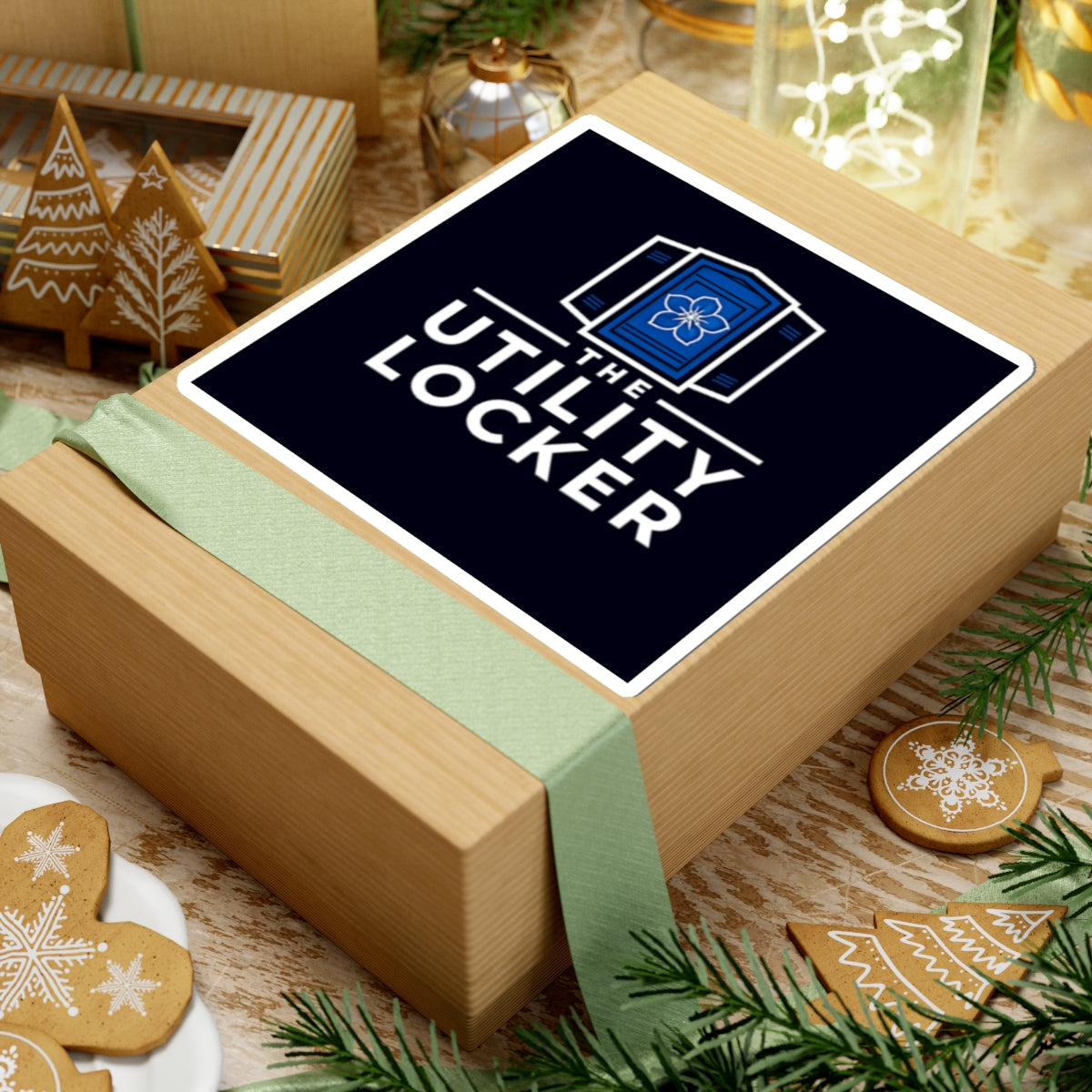 Utility Locker Deep Blue Sticker — The Utility Locker Brand Decal