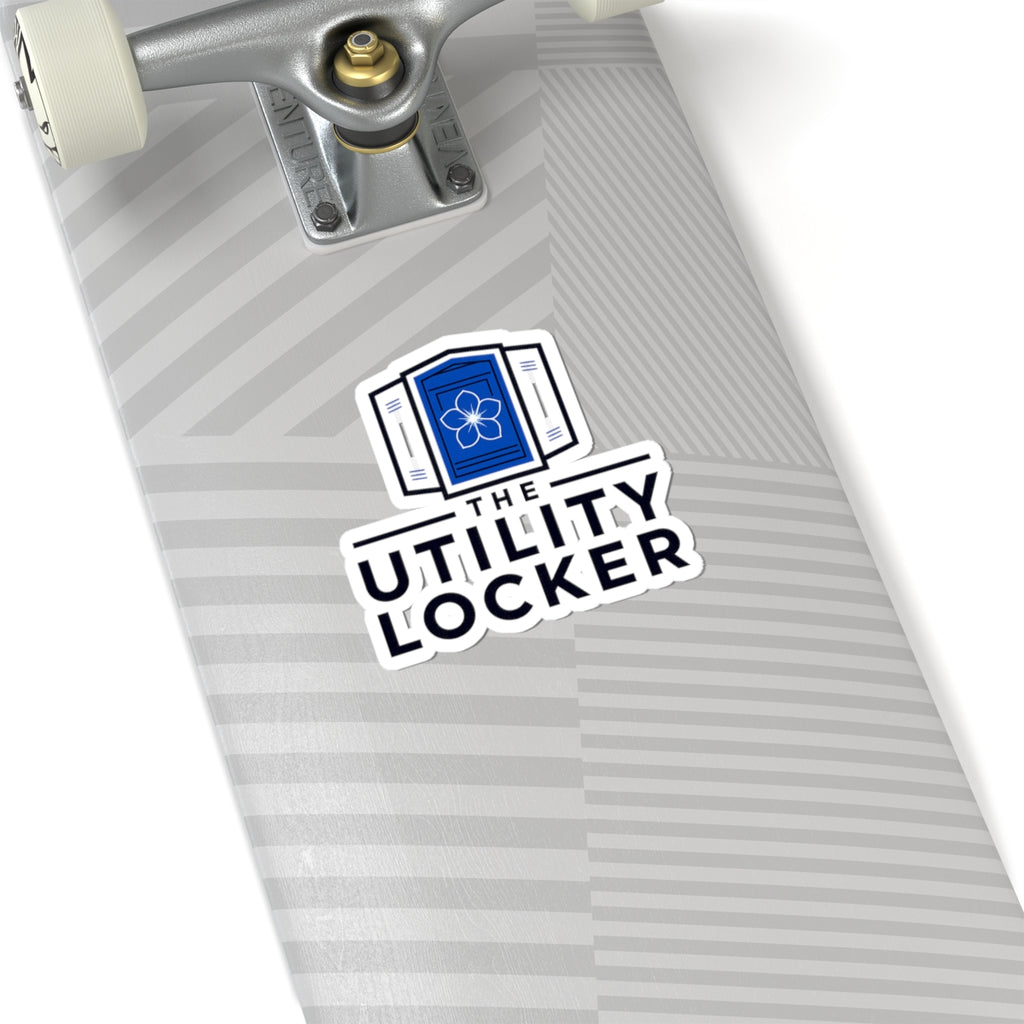 The Utility Locker Logo Sticker — Kiss-Cut Vinyl Laptop Sticker