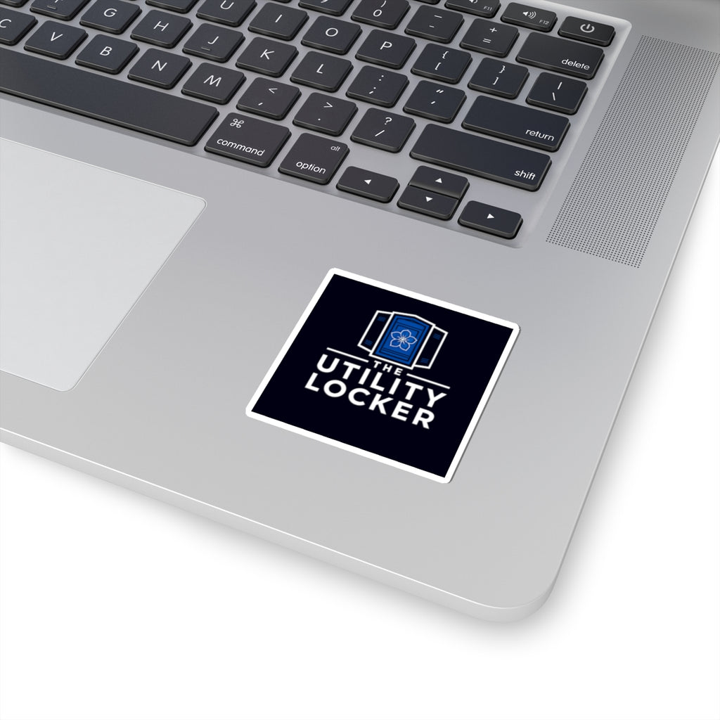 Utility Locker Deep Blue Sticker — The Utility Locker Brand Decal