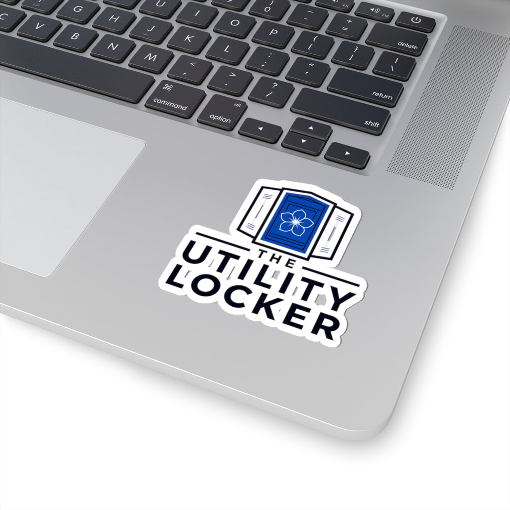 The Utility Locker Logo Sticker — Kiss-Cut Vinyl Laptop Sticker