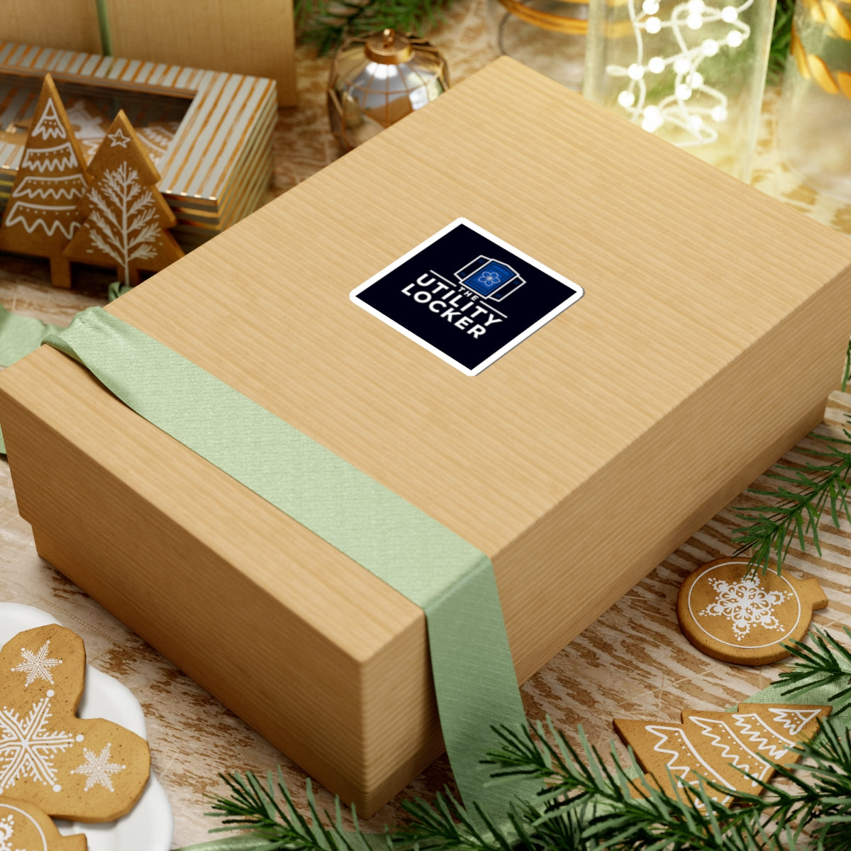 Utility Locker Deep Blue Sticker — The Utility Locker Brand Decal