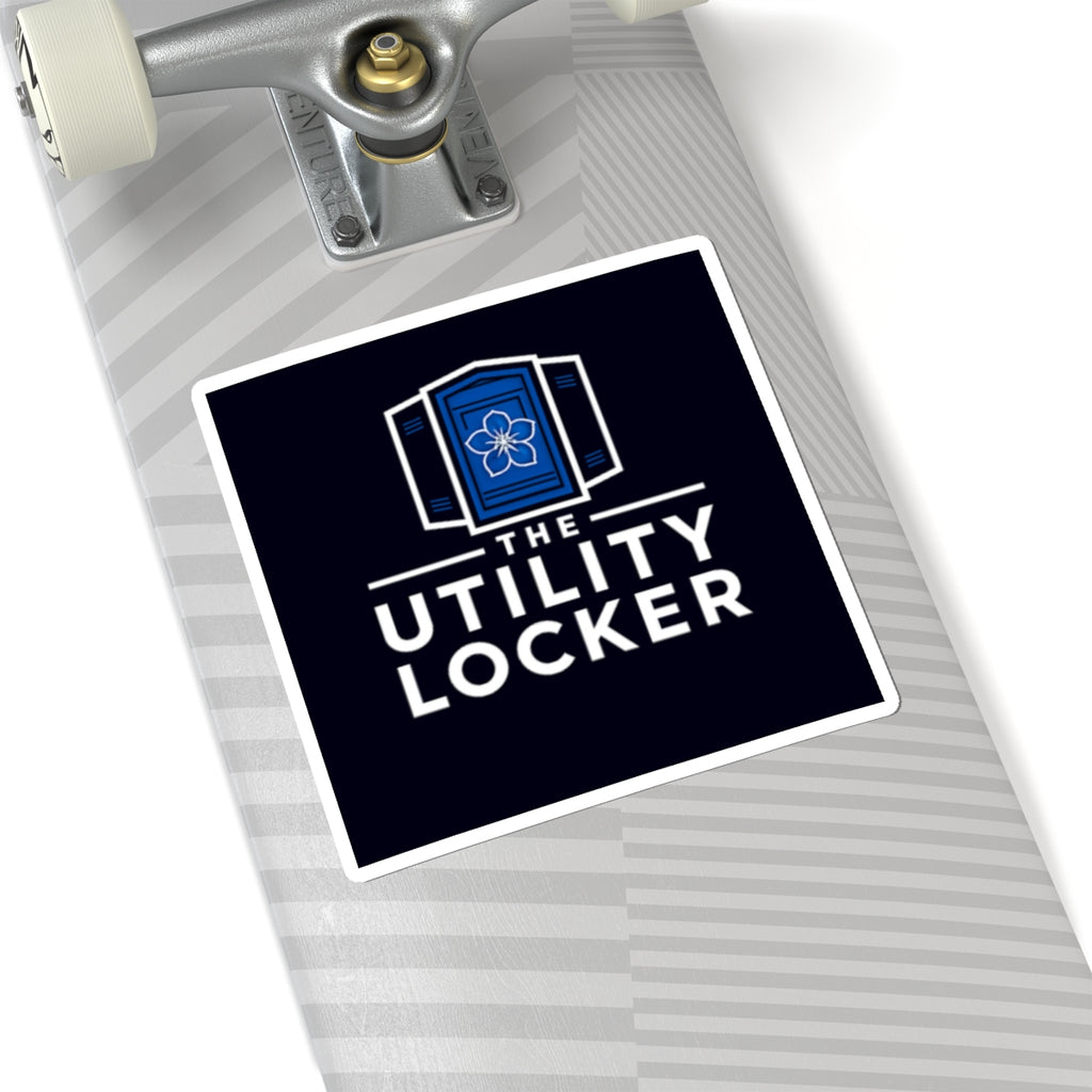 Utility Locker Deep Blue Sticker — The Utility Locker Brand Decal