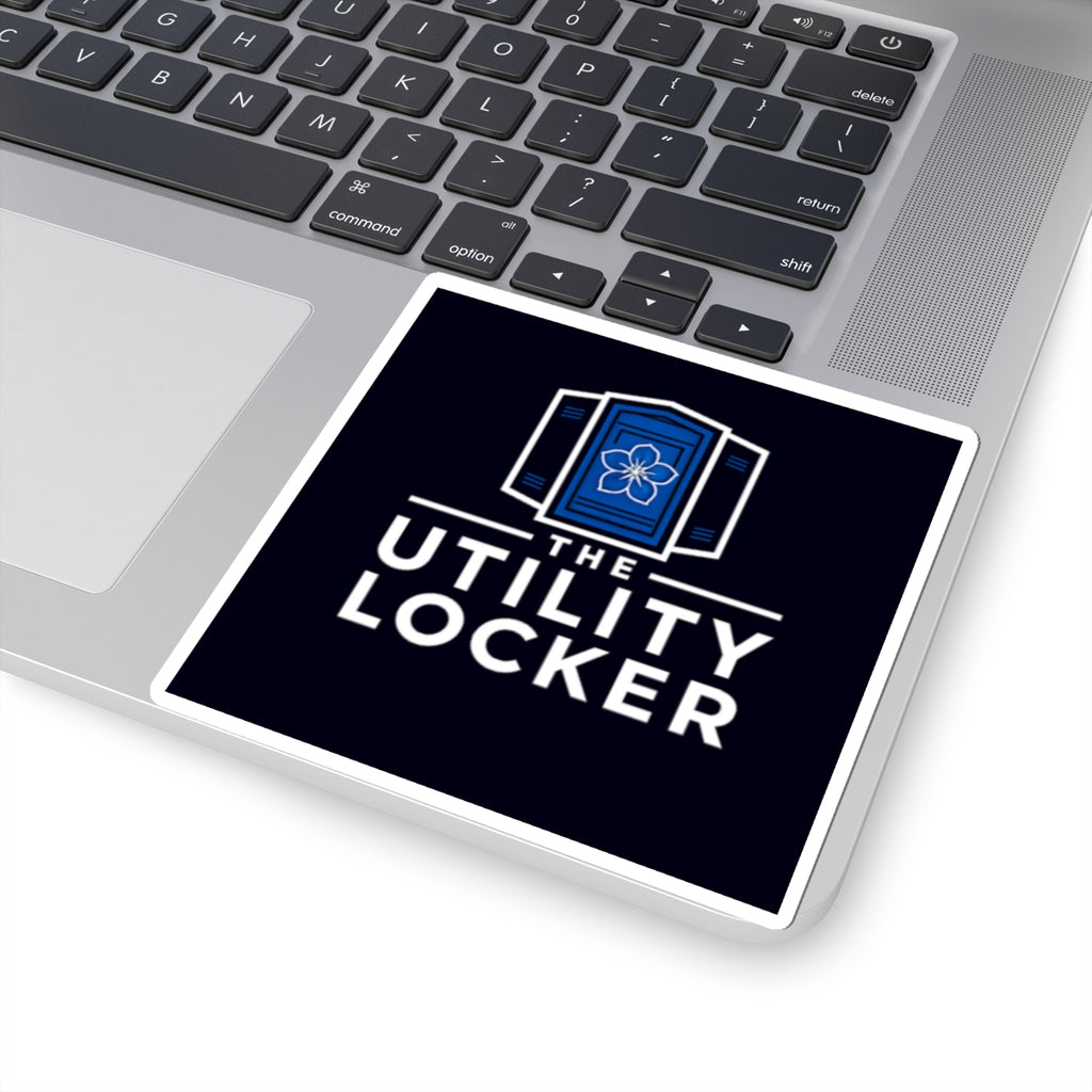Utility Locker Deep Blue Sticker — The Utility Locker Brand Decal